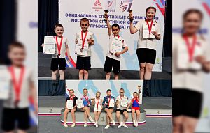 Батутисты из БЦ «Лето» завоевали 23 медали на московских соревнованиях